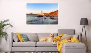Inspire picture panel in living room