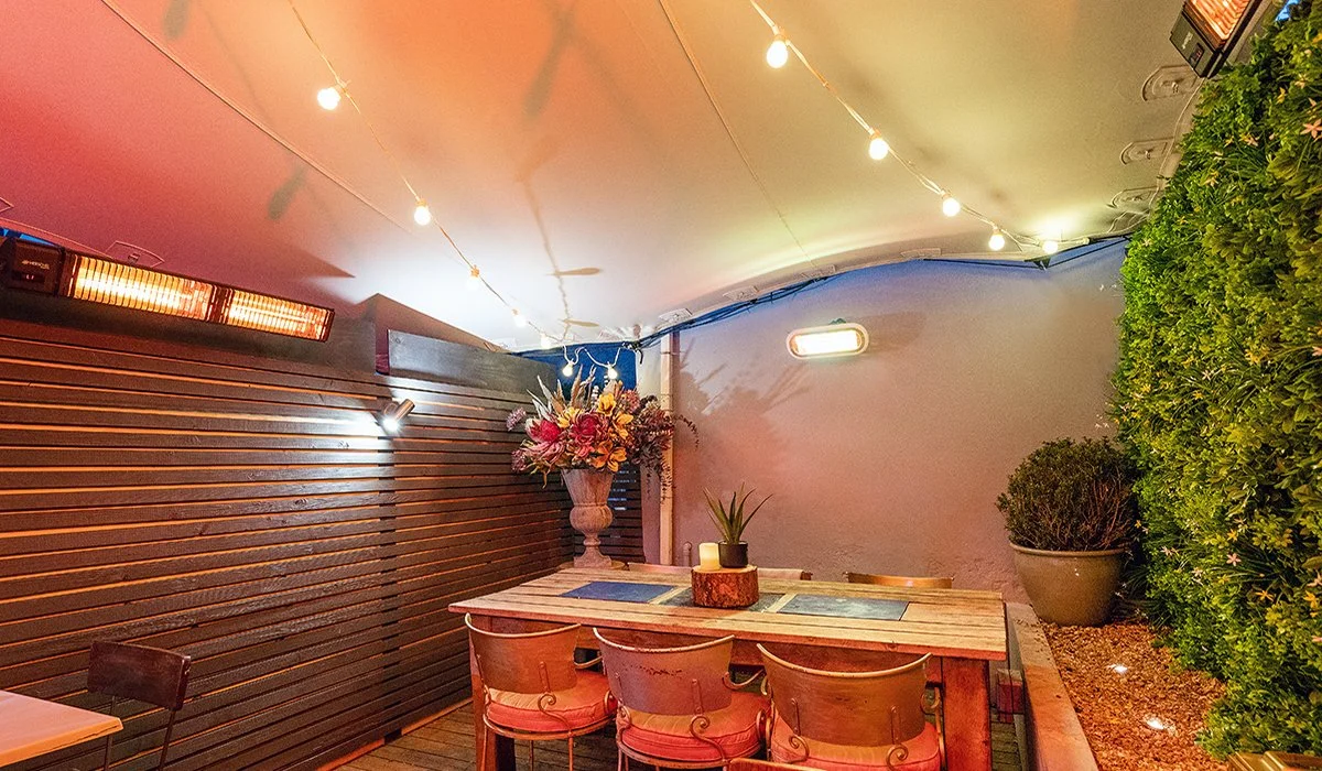 Calentador Manhattan en el bar Secret Garden
