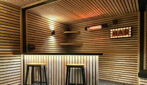 California Black en el bar exterior