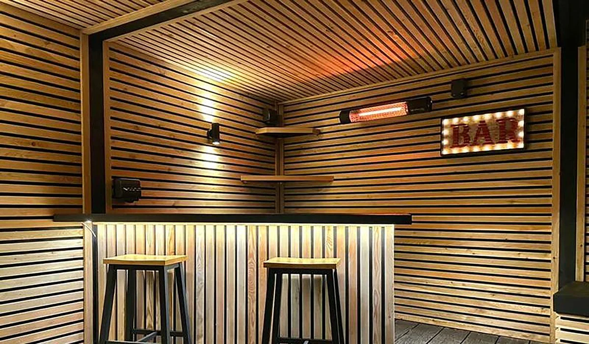 California Black en el bar exterior