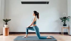 Yoga caliente en casa con Summit negro