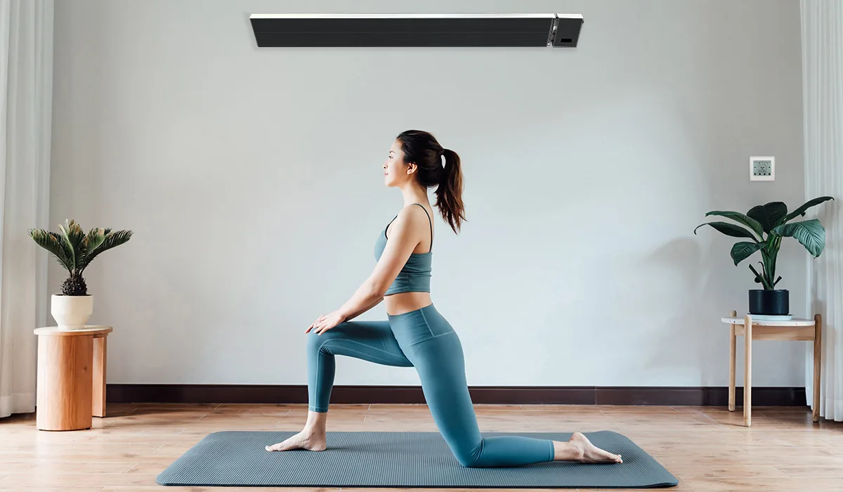 Yoga caliente en casa con Summit negro