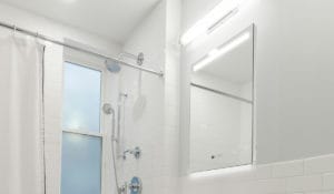 El espejo de baño calefactado con luces Select XLS