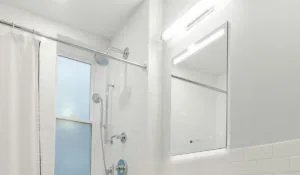 El espejo de baño calefactado con luces Select XLS