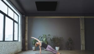 Calefacción por paneles Comfort-HT para un estudio de yoga
