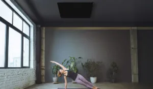 Calefacción por paneles Comfort-HT para un estudio de yoga